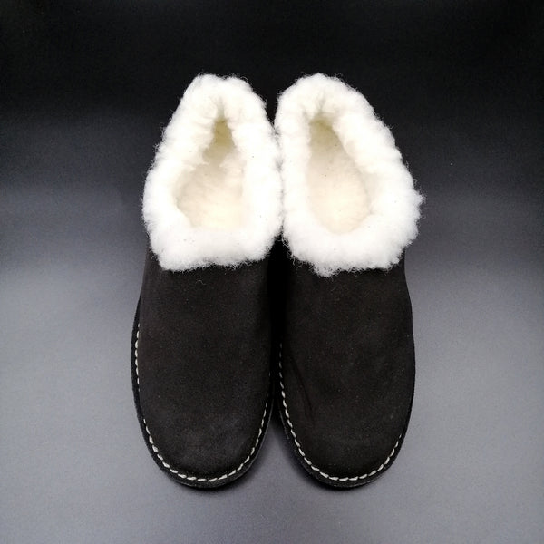 Suede Woolen Slippers - SC21-SSLP09-01 - Size 9